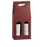 BOX FÜR 2 FLASCHEN burgund