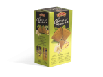 Barquillos de chocolate blanco con té matcha y jengibre de la marca TRIAS